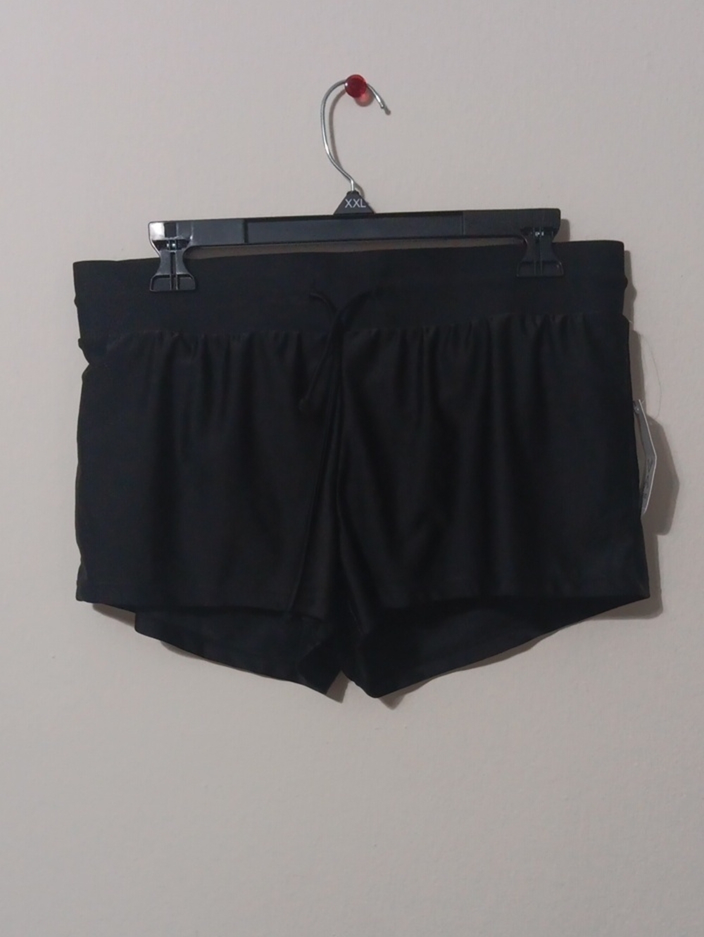 Black Drawstring Swim Shorts